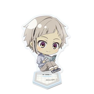 Seasonal Plants Bungou Stray Dogs Puchi Choco Acrylic Stand Atsushi Nakajima Reading Ver. 90mm90mm