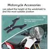 CUEI 1 Pair Motorcycle Windshield Windshield Adjuster Kit, CNC Aluminum Alloy Fit For Honda