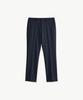 STCO Texture Polyester Soft Slacks_Navy (Straight Fit)_Spaxb06Csn