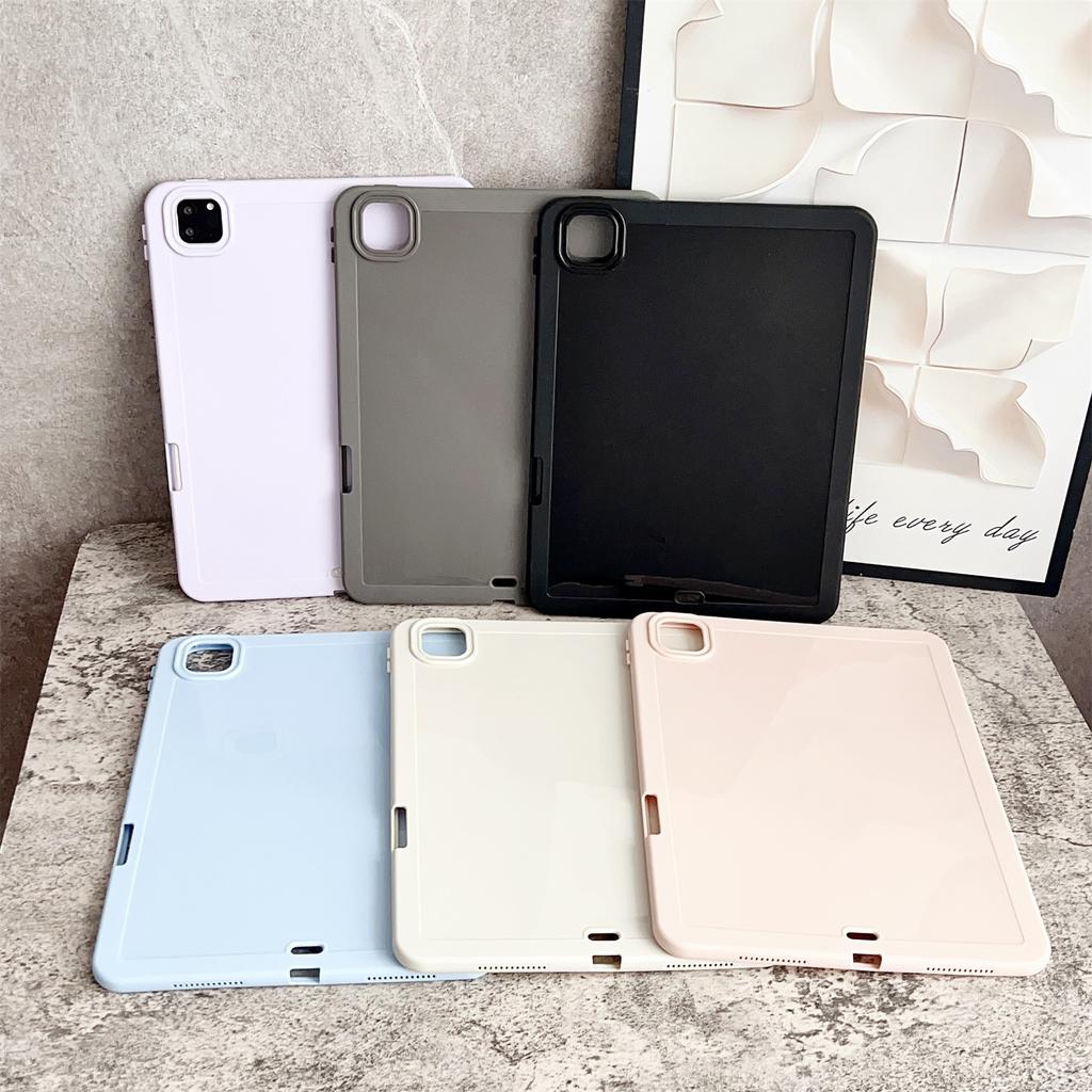 Pouzdro na tablet pro iPad Pro 11 (2022)/(2021)/(2020) ,Jednobarevný TPU kryt s držákem na tužku