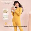 FENTENGCARE Girls' Wool Silk Thermal Underwear Set
