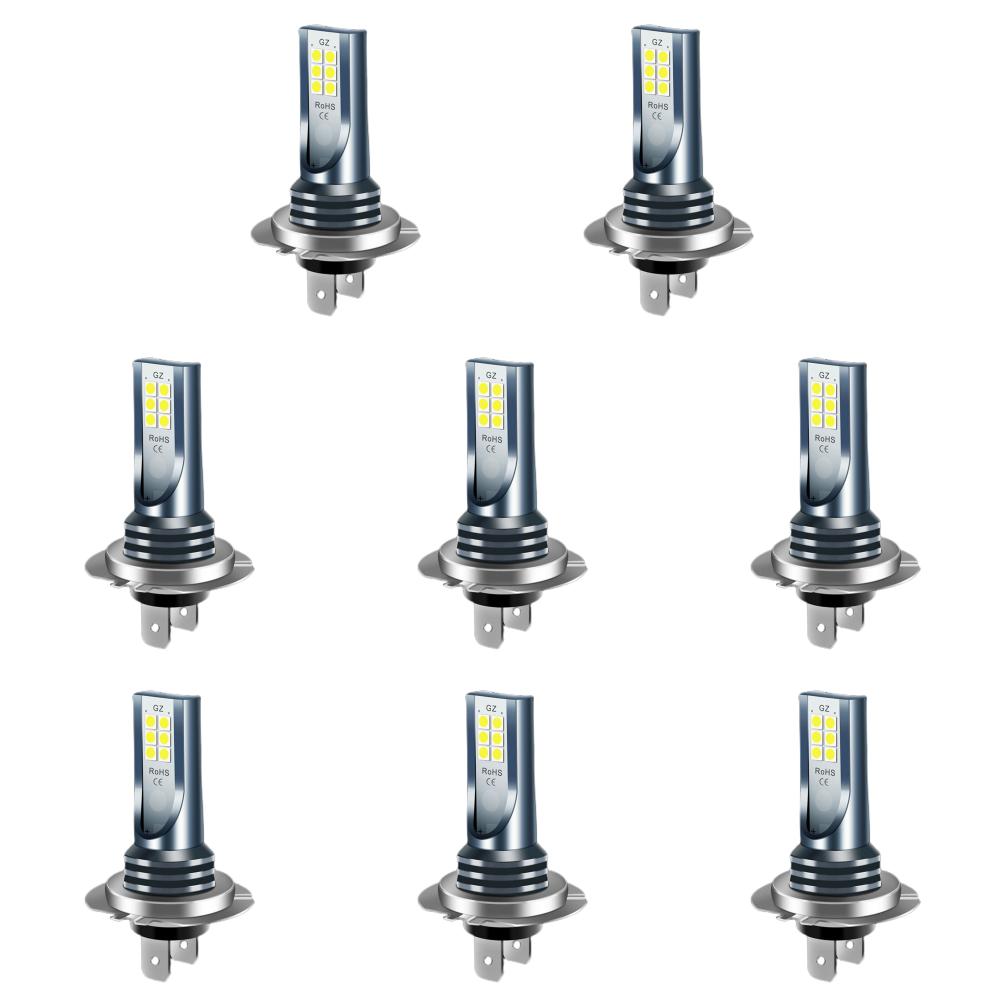 H7 LED Headlight Bulb 30000LM Car Fog Light Bulb 6000K Car High Low Beam IP67 Waterproof Super Bright White for Automobile Parts