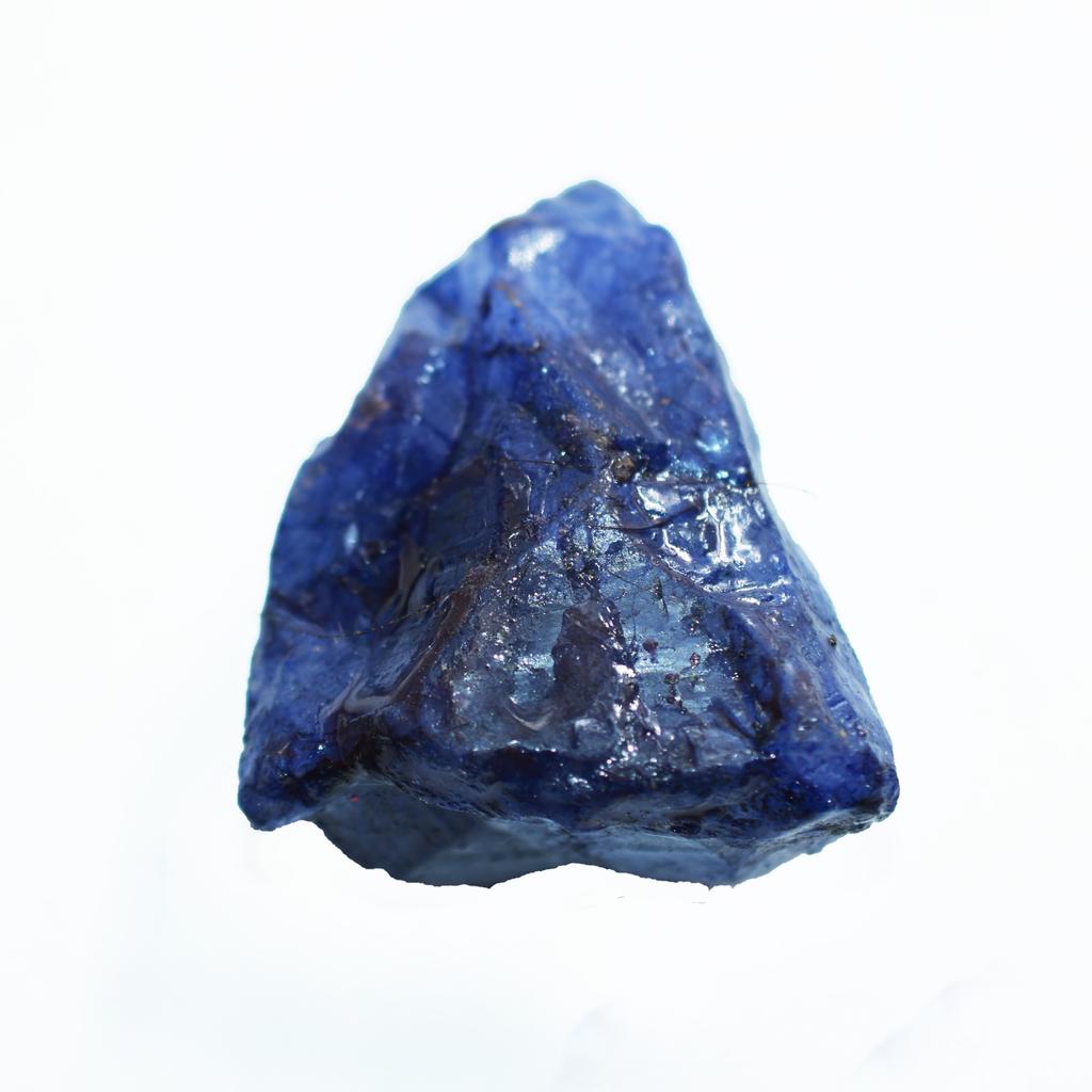 Natural Blue Sapphire Loose Gemstone Rough 348.6 ct Uncut September Birthstone for Gem Collections