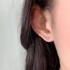 Sterling Silver S925 Antler Stud Earrings for Women - Cute Mini Deer Christmas 2024