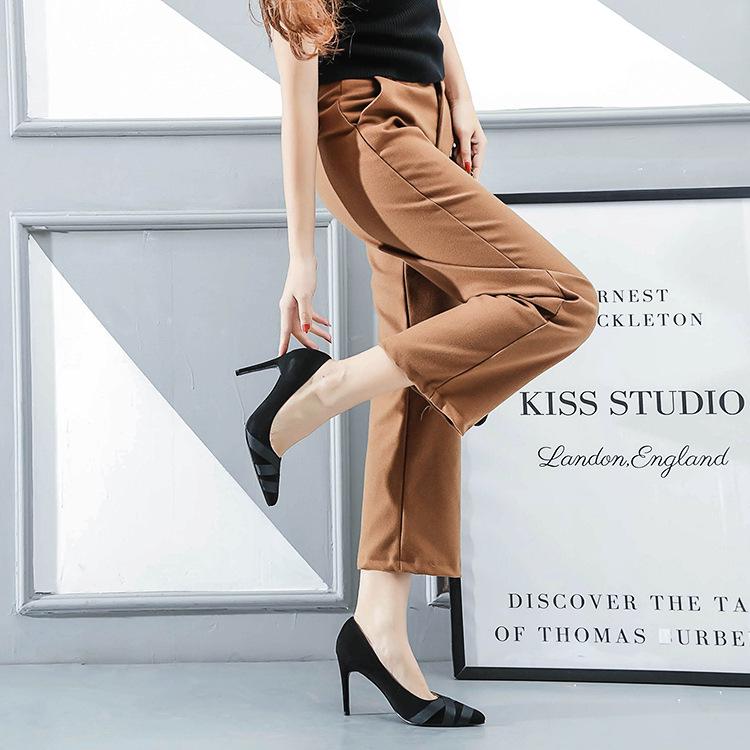 Primavera nuevos zapatos de tacón alto boca poco profunda puntiagudos  zapatos de mujer de tacón alto zapatos de moda comprar a buen precio —  entrega gratuita, reseñas reales con fotos — Joom