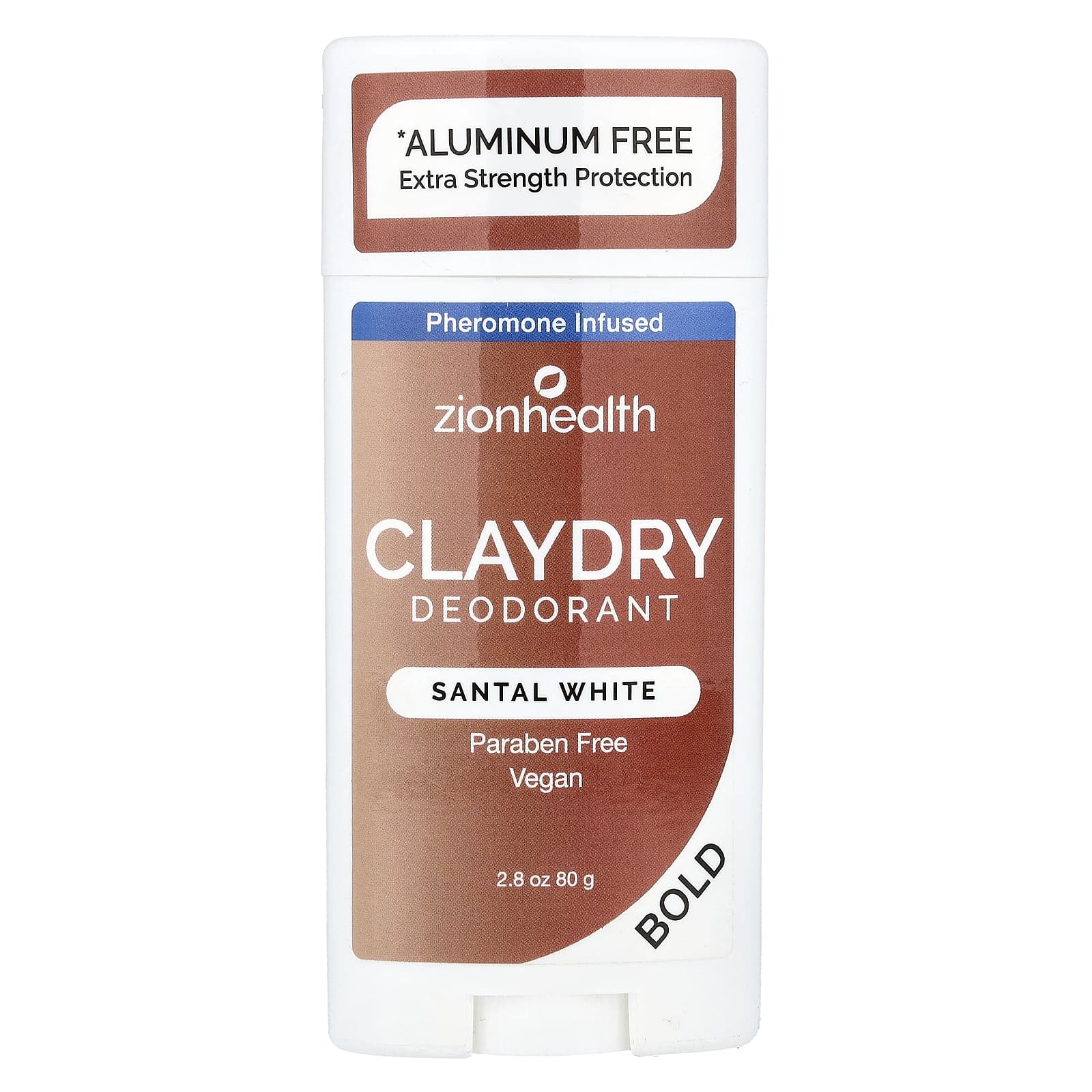 

Bold, Clay Dry Deodorant, Santal White, 80G(2.8Oz)