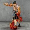25cm One Piece Anime Figures Ace Action Figure Statue Model Doll Collection Toys Gifts