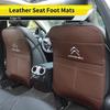 Back Protector Universal Leather Full Coverage For Citroen C4 C3 C5 C1 C2 Berlingo Celysee Cactus Picasso Aircross Saxo Grand
