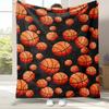 Basketball Pattern Digital-printed Polyester Bedroom Velvet Flannel Cover Blanket Fleece Soft Sofa Cover Blankets for Beds