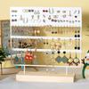 3 Tiers Earring Holder Jewelry Display Organizer Pendants Bracelets Jewelry Holder With Wooden Base Earrings Storage Rack