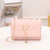 Bag New Stripe Small Square Bag Fashion Versatile One Shoulder Crossbody Women's Bag