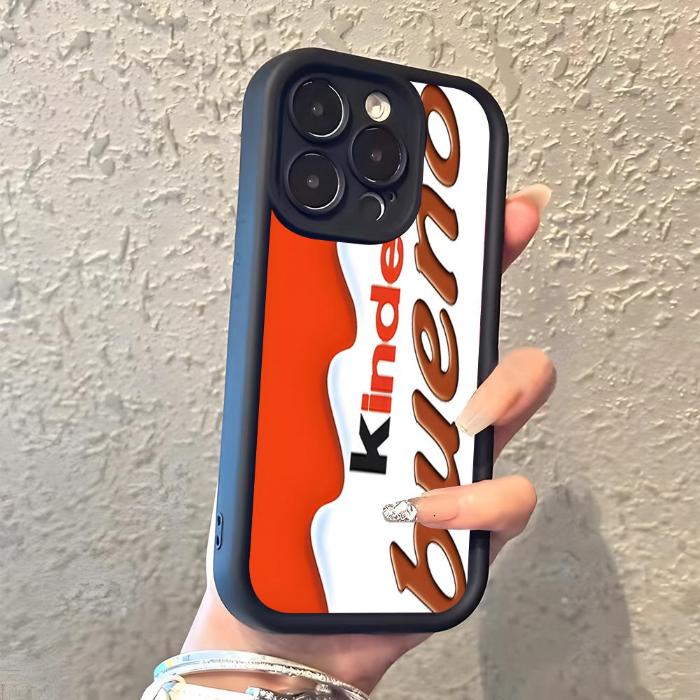 Trolly Egg K-KINDER JOY Surprise Phone Case For IPhone 17 Pro Max 16 15 14 Pro Max IPhone 13 Pro Max 11 Plus Silicone Cover