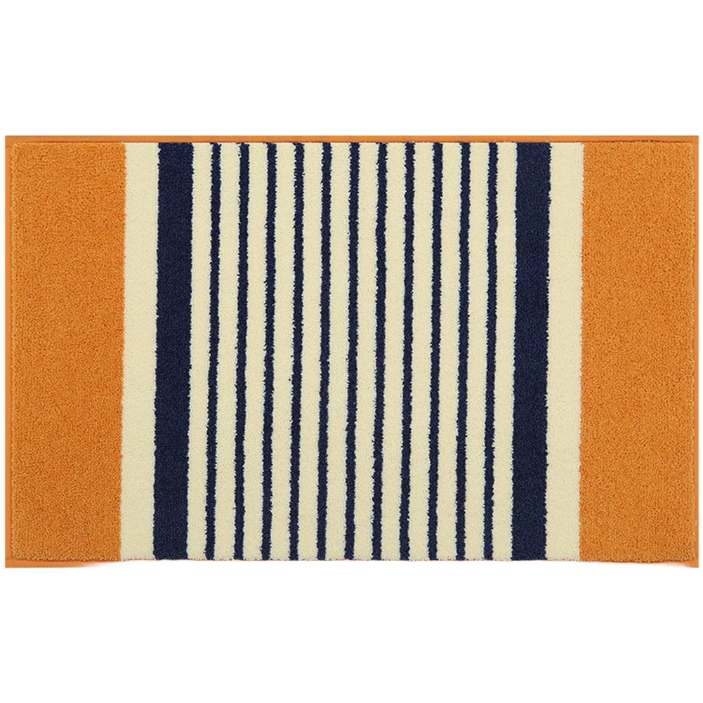 Absorbent Polyester Floor Mat with Soft Wave Texture and Non Slip Design Suitable for Bathroom Bedroom and For Living Room 40x60cm