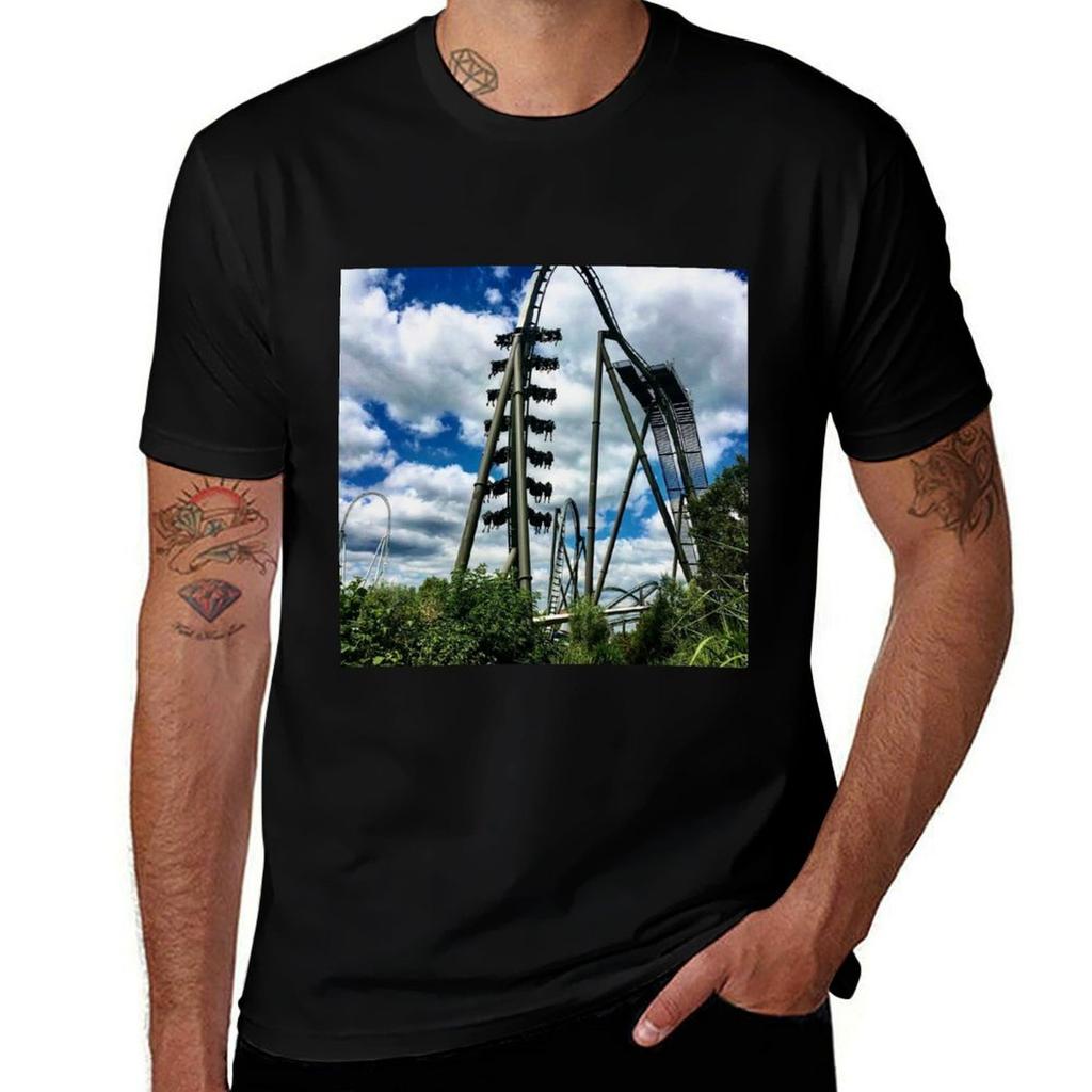 Thorpe Park Swarm TShirt Casual Fashion Short Sleeve Cotton TShirt