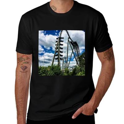 Thorpe Park Swarm Tshirt Casual Fashion Short Sleeve Cotton Tshirt
