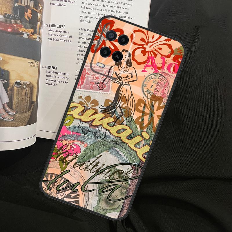 Aloha Beach Life Hawaii For Oppo A78 A98 A80 A40 A60 A18 A38 A58 A15 A17 A77 A74 A94 A54 A57S A16 A76 A96 Phone Case