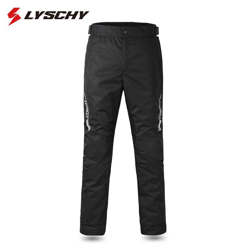 Mens Winter Motorcycle Riding Pants Warm Windproof Quick-Don Thermal Protective Gear Cold Weather