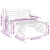 Vidaxl 2-Cz. Garden Furniture Set, Solid Fir Wood