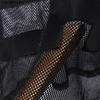 INCERUN Men Summer O Neck Short Sleeve Letter Print Mesh Sheer T-Shirts Transparent Tops
