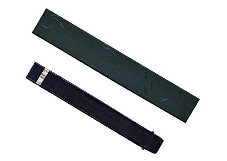 Unisex Folding Navy Blue Short-type Hot-Stamped Fan,