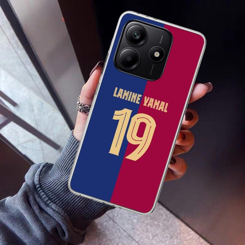 L-Lamine Y-Yamal 19 Phone Case For Xiaomi Redmi Note 15 14 14S 13 12S 12 Pro Plus 11S 11 10S 10 4G Cover 11E 11T 5G Print Fundas