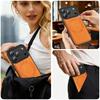 For iPhone 17 Pro Case Compatible with MagSafe Leather Back Phone Cover