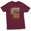 Never Underestimate An Old Man with A Pickleball Paddle Summer Men TShirt Casual Graphic Design for Outdoor Sports Tees