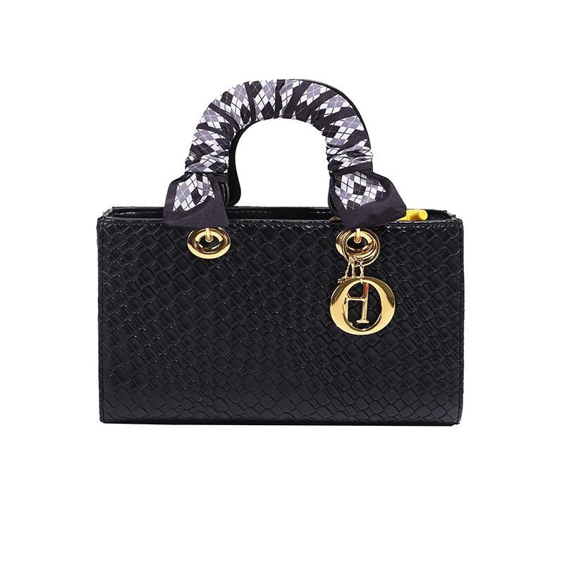 Today's Popular Small Bags, Women's New Silk Scarves, Women's Hand-held Princess Diana Bags, Versatile Single Shoulder Diagonal Span Bags