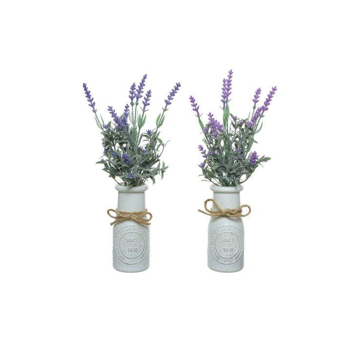Plante décorative pot lavande (ø 13 x 32 cm)