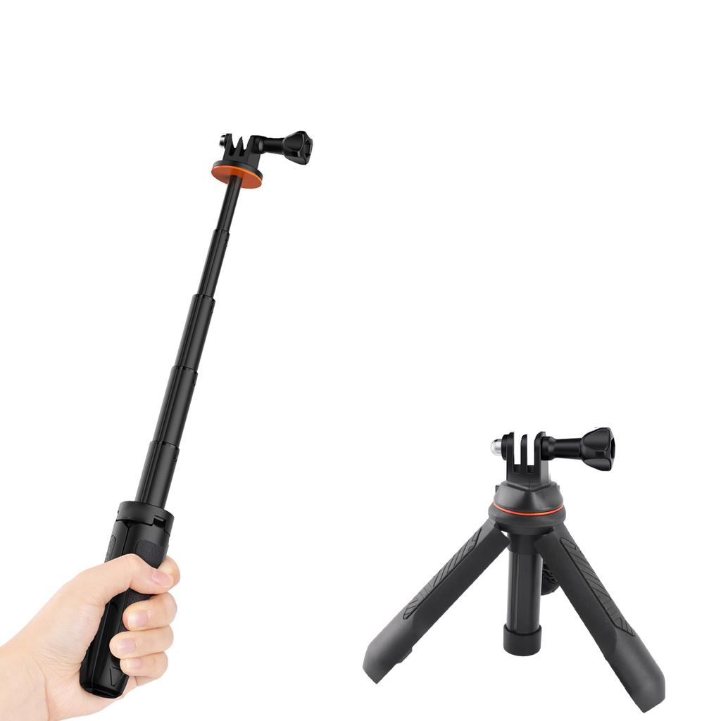 Sports Camera Extendable Selfie Stick Tripod Aluminum Alloy 32cmCelsius12.6in  . Height 2kg Load Capacity Replacement for     12C