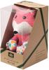 GiGi Plush Red Knitted Stuffed Perfect for and as a Friend or Sleeping Perfect as a Product Hi-Cube Fox, Large, Animal, Babies, Kids, companion.