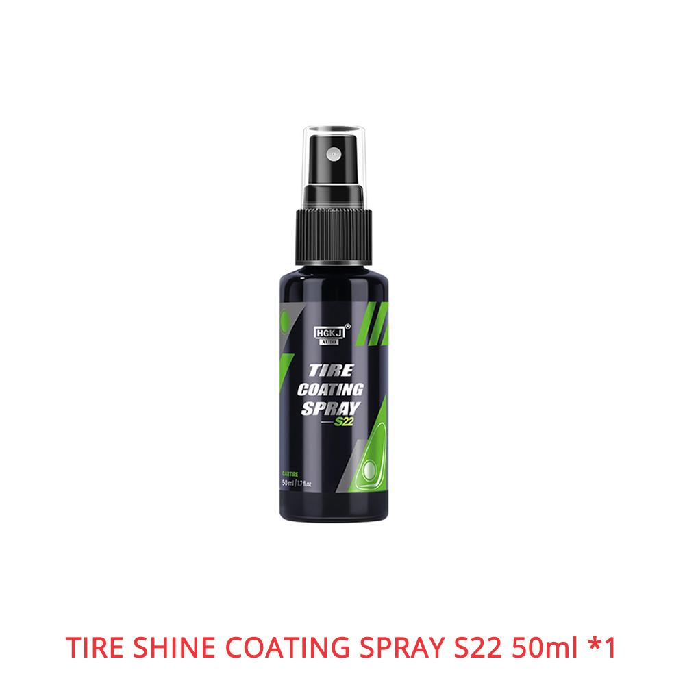 

Блеск для шин HGKJ S22 Покрытие для шин Спрей Гидрофобный герметик Воск для автомобильных колес Авто Черный блеск Химический наполнитель Удаление ржавчины 50ml