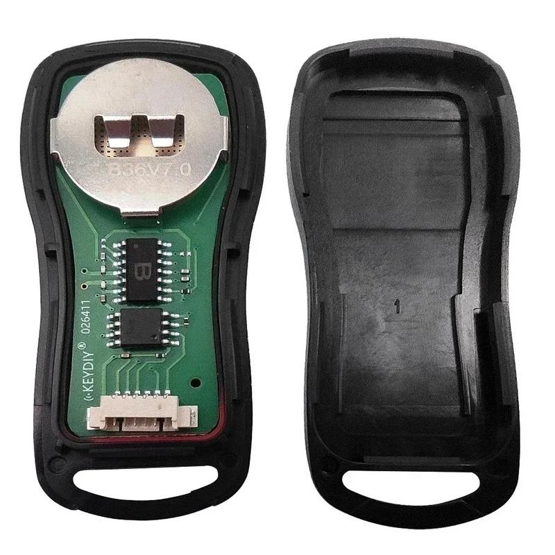 5pcs KEYDIY KD B36-3 Universal Remote Key 3 Buttons for Nissan Style Car Key for KD900/KD-MAX/KD-X2 MINI KD Max Key Programmer