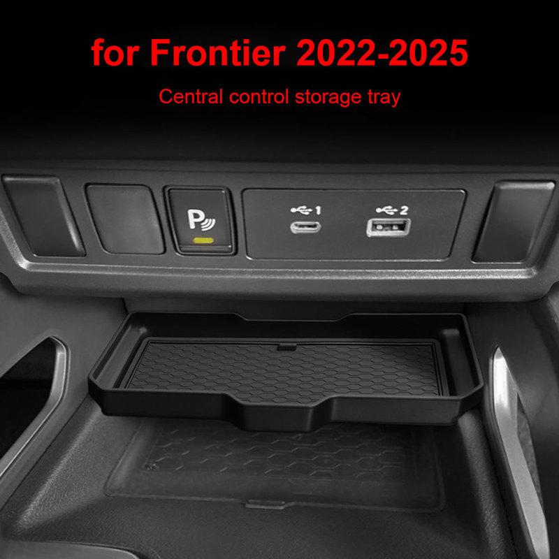 Center Console Organizer for Nissan For Frontier  2025 ABS PVC Car Storage Tray for Organized Vehicle Interior