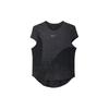 Camiseta de Manga Corta con Cuello Redondo Sólida Dri-Fit Run Division para Mujer Tops Negro DX0200-015