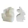 3D Rabbit Candle Mold for DIY Candle Soap Plaster Easter Party Ornament Easter Themed Candle Mold Rabbit Resin Molds
