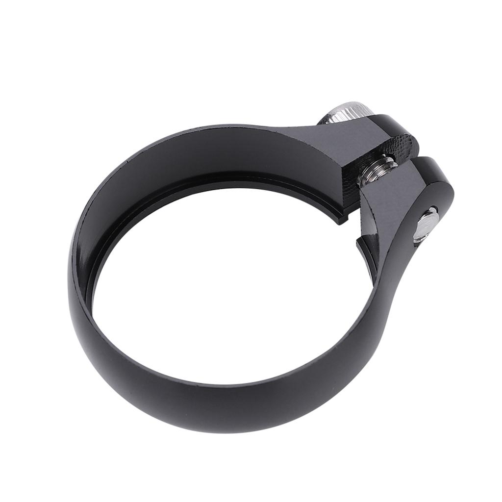 Bike Bicycle Bolt Clamp 31.8mm for 27.2 Seatpost Super Light (Black)