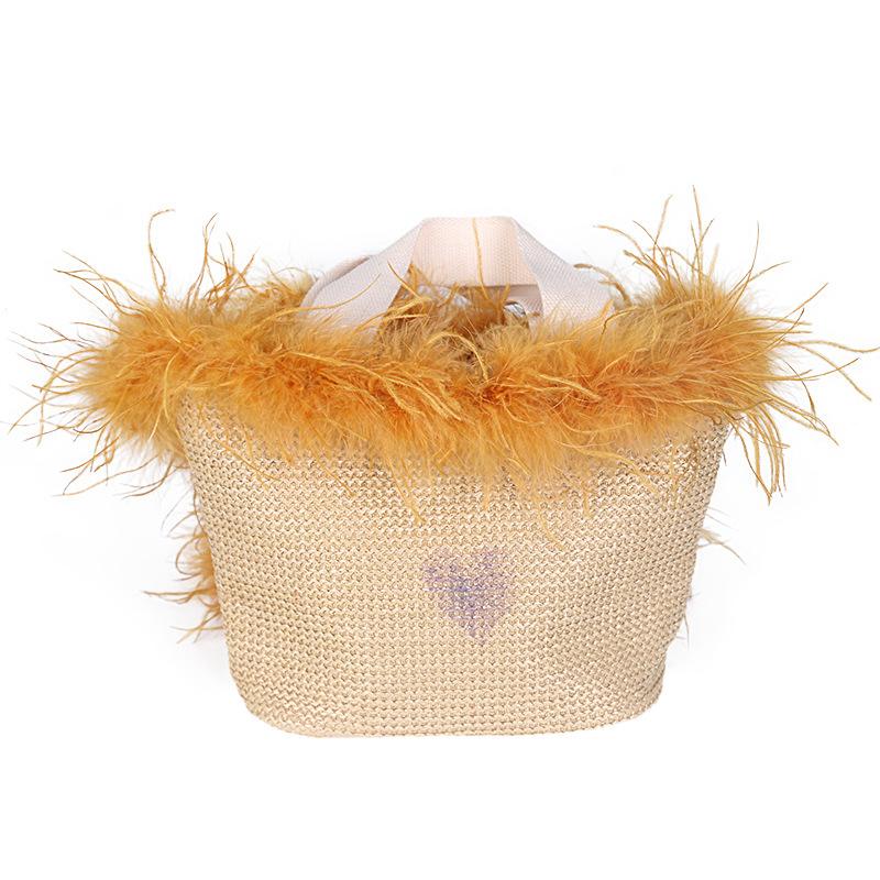 2 Yards Straußenhaar Oberstreifen Farbige Federstreifen Performance Tanzkleidung DIY Dekorative Materialien Bekleidungszubehör