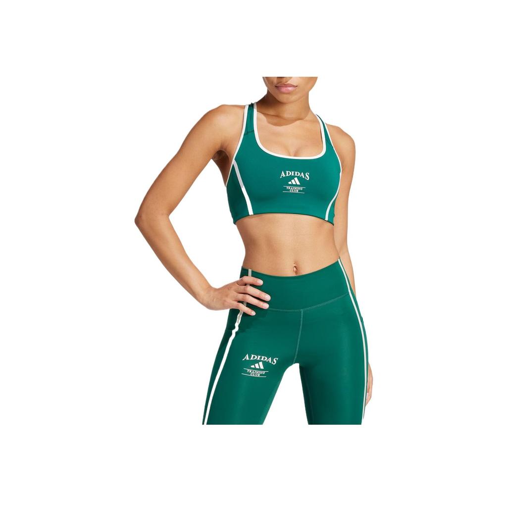 Adidas Heritage Powerimpact Comfortable Versatile Simple Fashion Sports Underwear Women Underwear Forest-Green JG6179