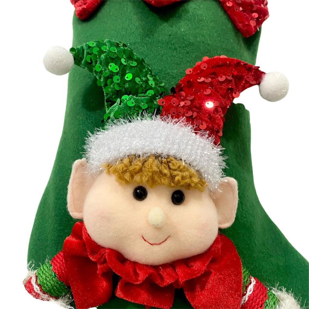 Stockings For Christmas Cute Candy Stocking Bag Christmas Decorations For Family Kids Tree Home Mantel Holiday Fireplace Party