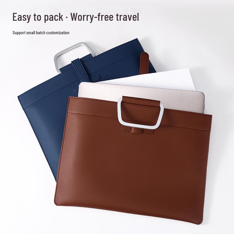 Leather A4 Document & Briefcase Bag for Students