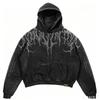 Unisex Hooded Pullover Sweatshirt With 3D Digital Print Streetwear Hip Hop Style Loose Fit Long Sleeve