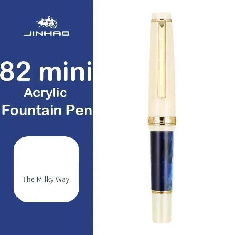 JINHAO 82 Mini Cute Short Portable Fountain Pen Calligraphy Practice Writing Business Pen Office School Supplies Stationery