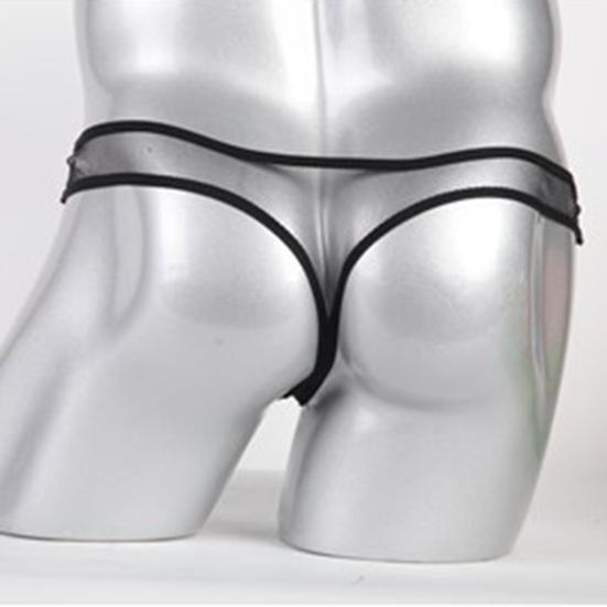 Men Briefs Stretchy See-through Low Waist No Bound Feeling Mesh Men Underpants Inner