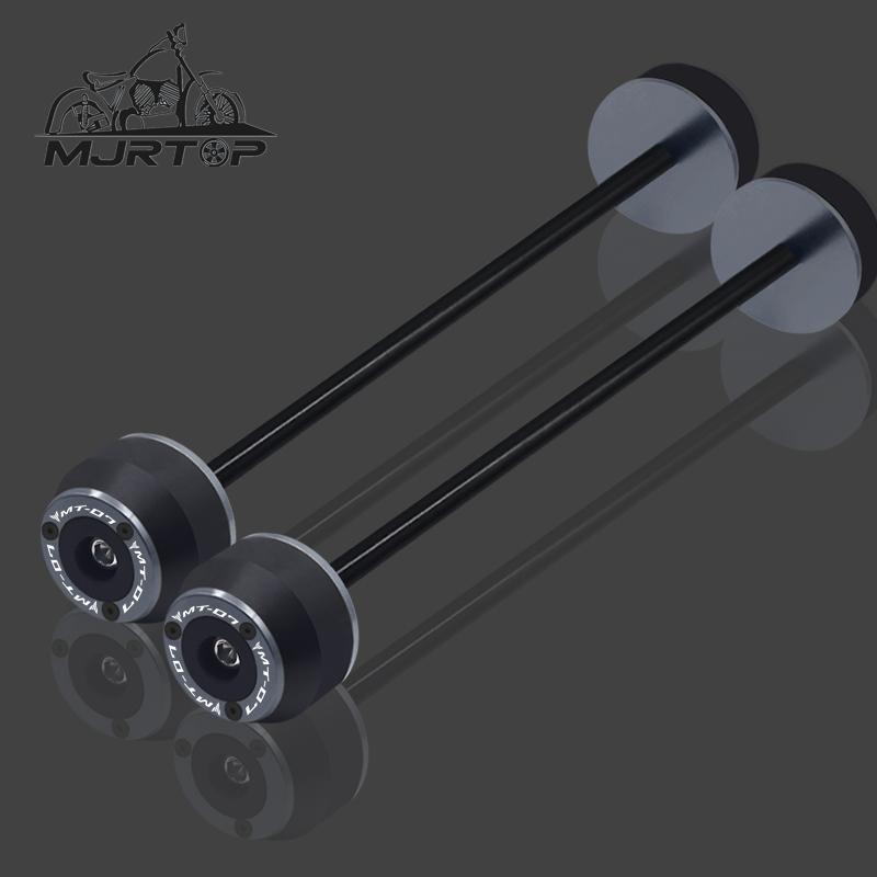 Fits For MT-07 MT07 MT 07 FZ-07 FZ07 XSR700 14-24 Motorcycle CNC Rear Front Axle Wheel Protector Fork Crash Slider Pads mt-07