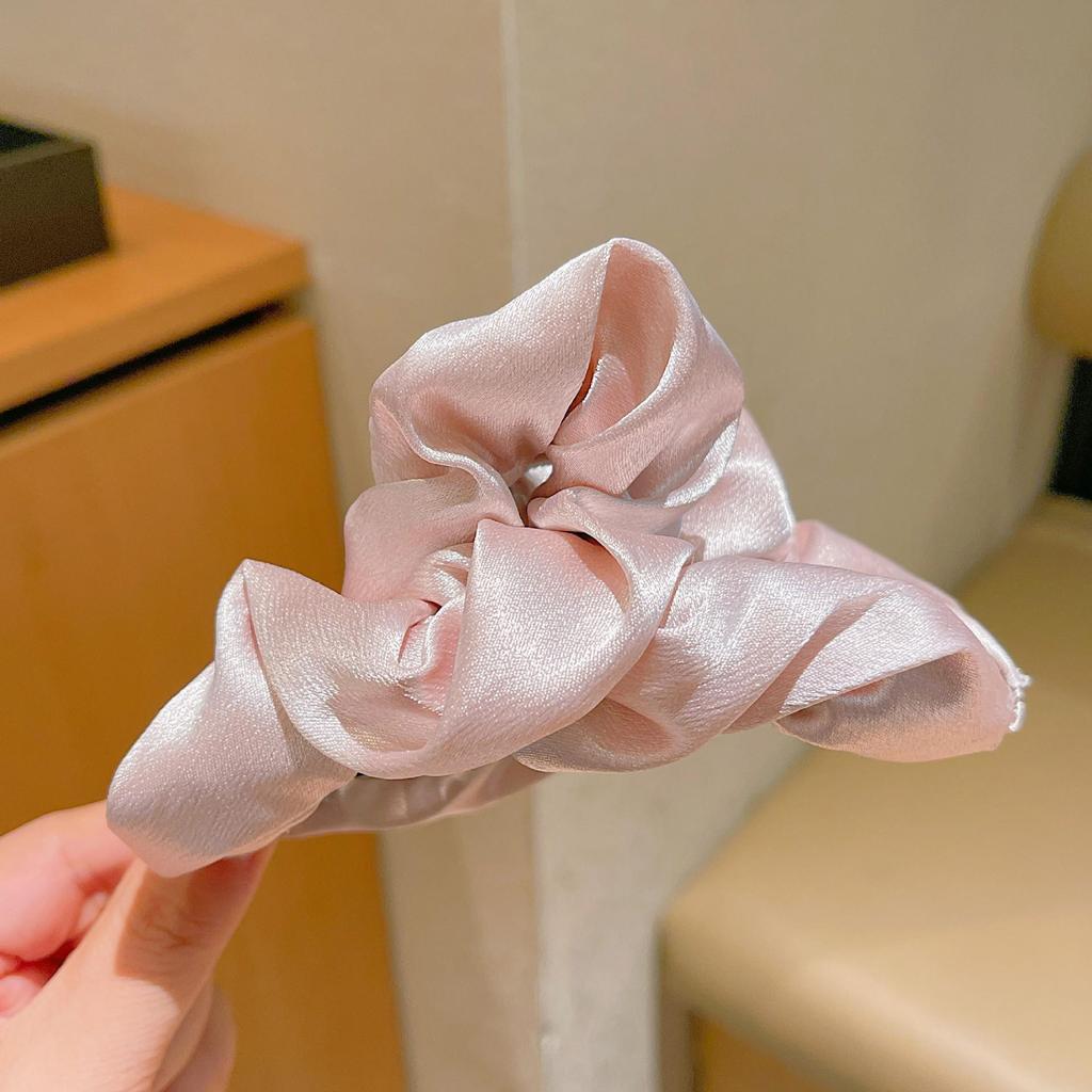 Fugitive Princess Satin Bow Hair Claw Clip - Elegant Updo Accessory
