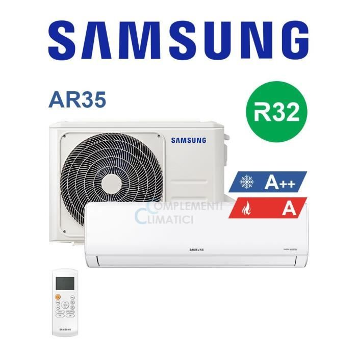 Monosplit Inverter Air Conditioner - Samsung AR35 - 18000 BTU - Reversible - A++ Energy