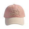 2-7 Years Adjustable Sun Hat Letter Embroidery Beach Cap Summer Kids Baseball Caps  Children