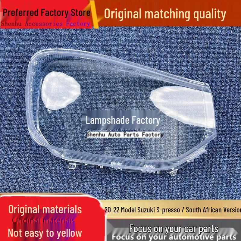 Suzuki S-PRESSO Headlight Cover 2020-2022: Transparent Front Face Cover Driver s Side, Standard, No Gel