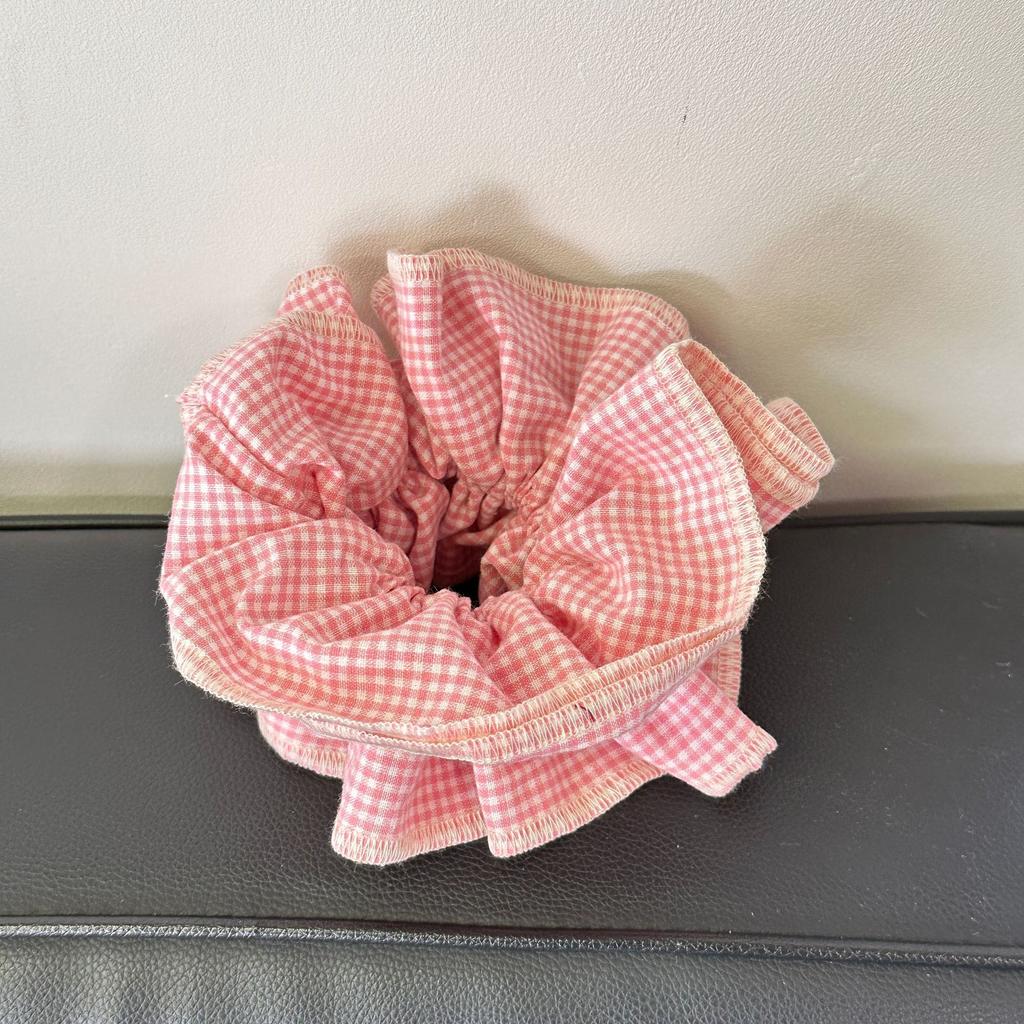 Large Korean Accessories Big Scrunchie Rubber Bands for Hair Women Girl Ties Elastic Vintage Popular Leading Fashion Adults Kpop
